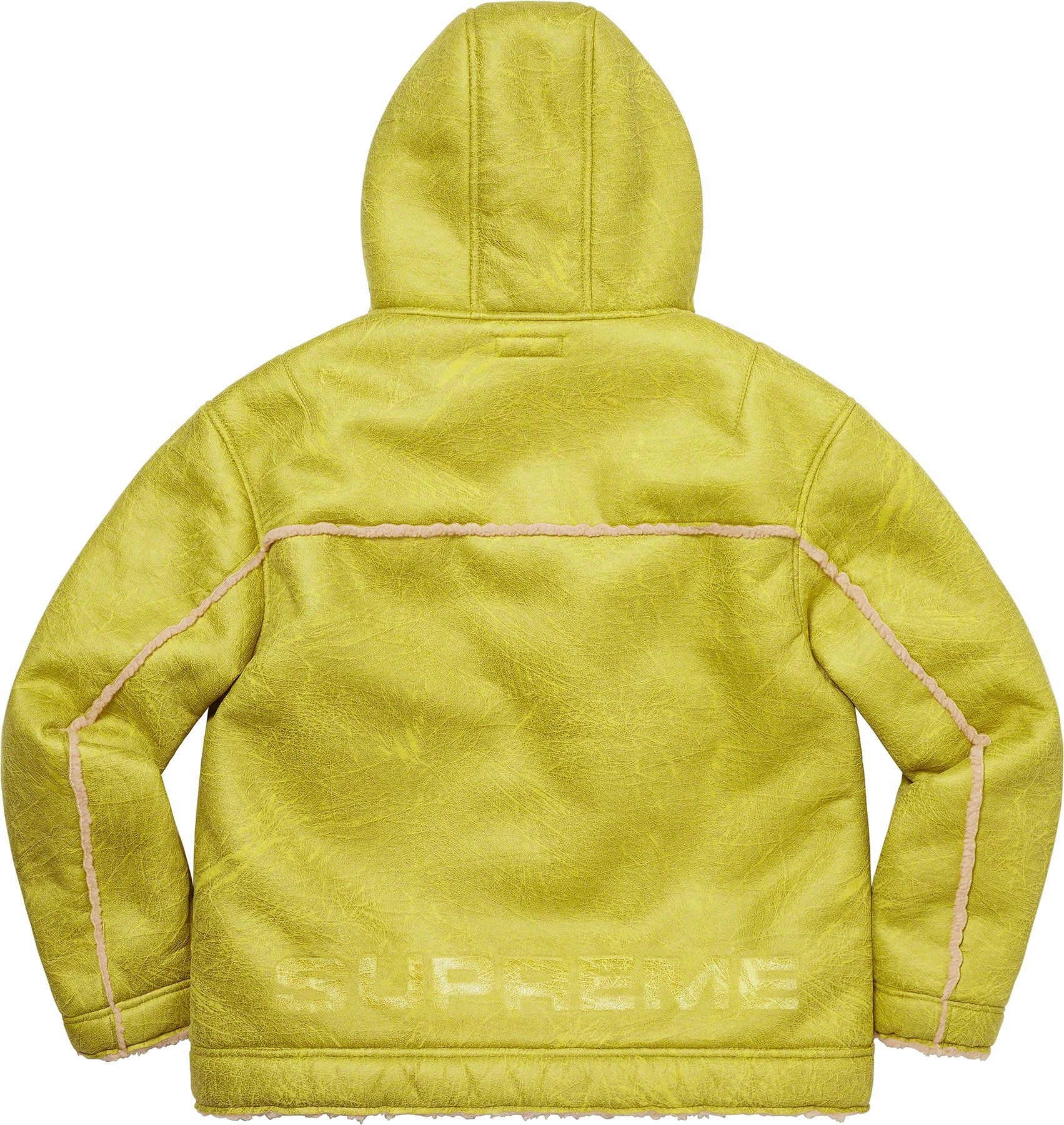 Faux Shearling Hooded Jacket view 18